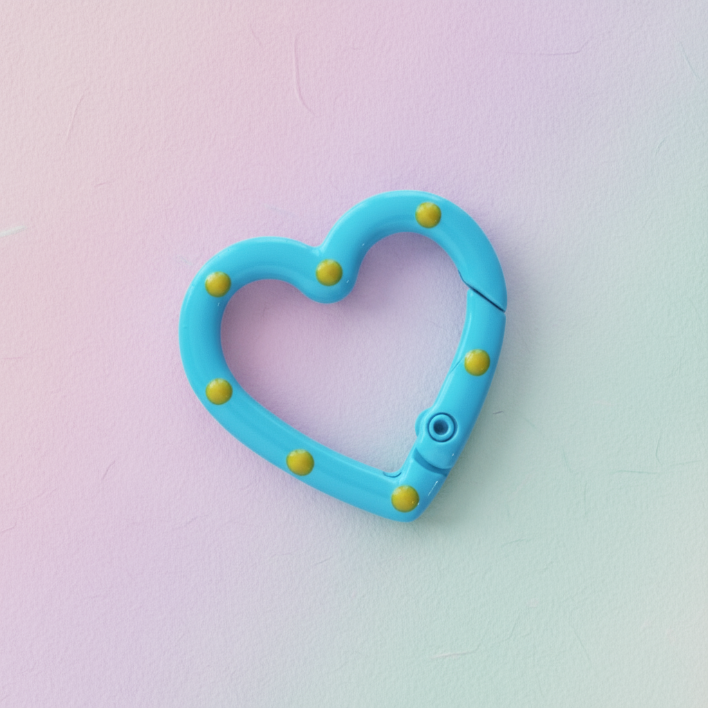 Heart Clip Keyring