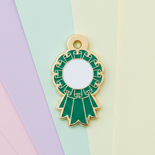 Dark Green - Small 28mm - Rosette Acievement Charm