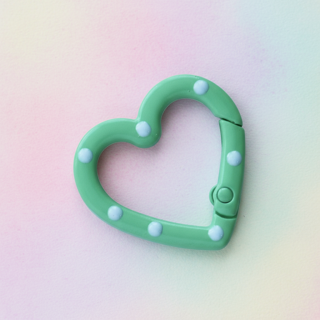 Heart Clip Keyring