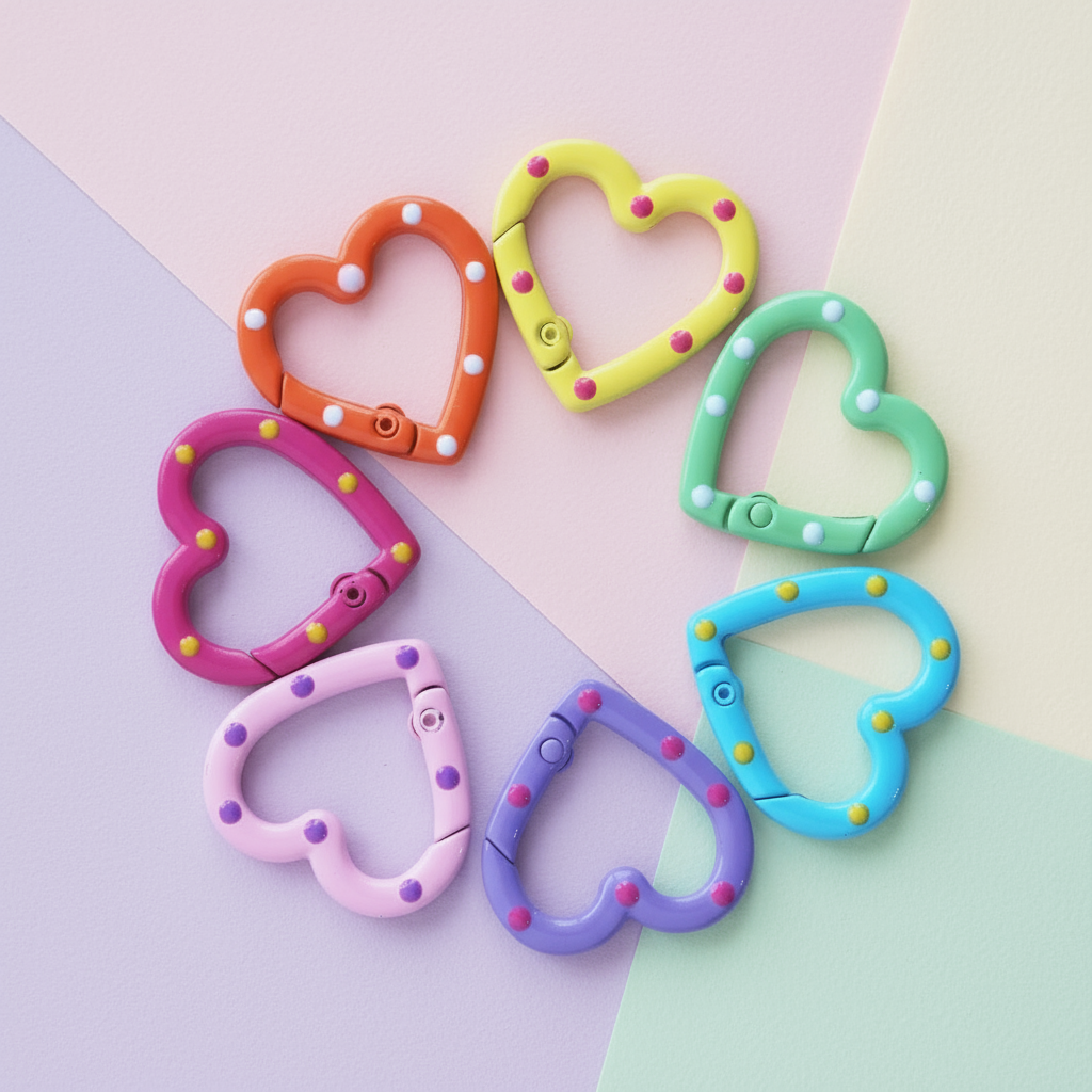 Heart Clip Keyring