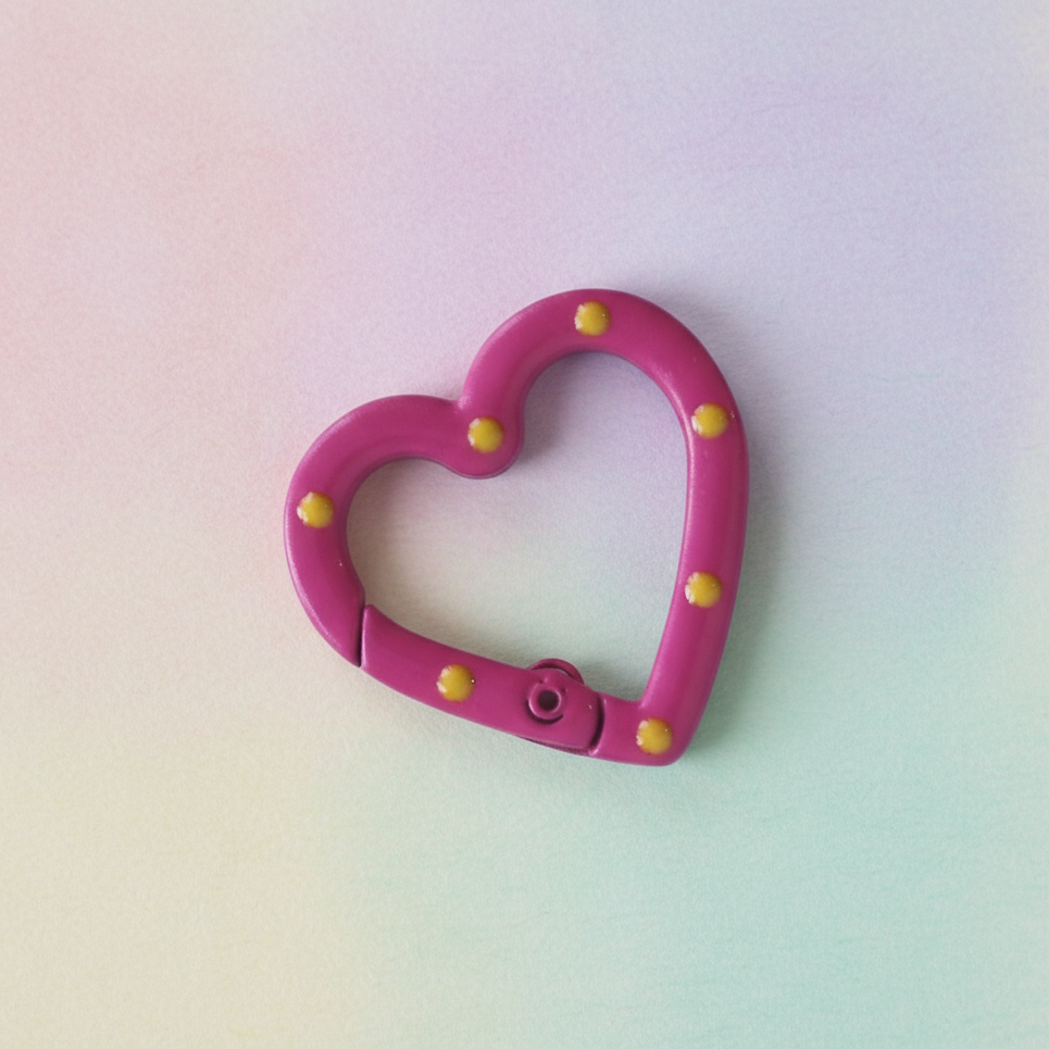 Heart Clip Keyring
