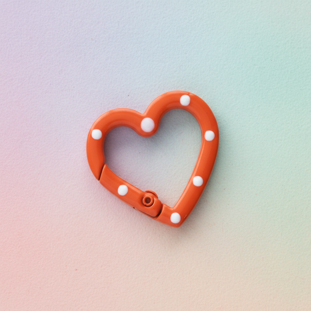 Heart Clip Keyring