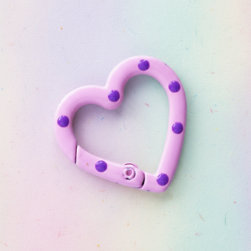 Heart Clip Keyring