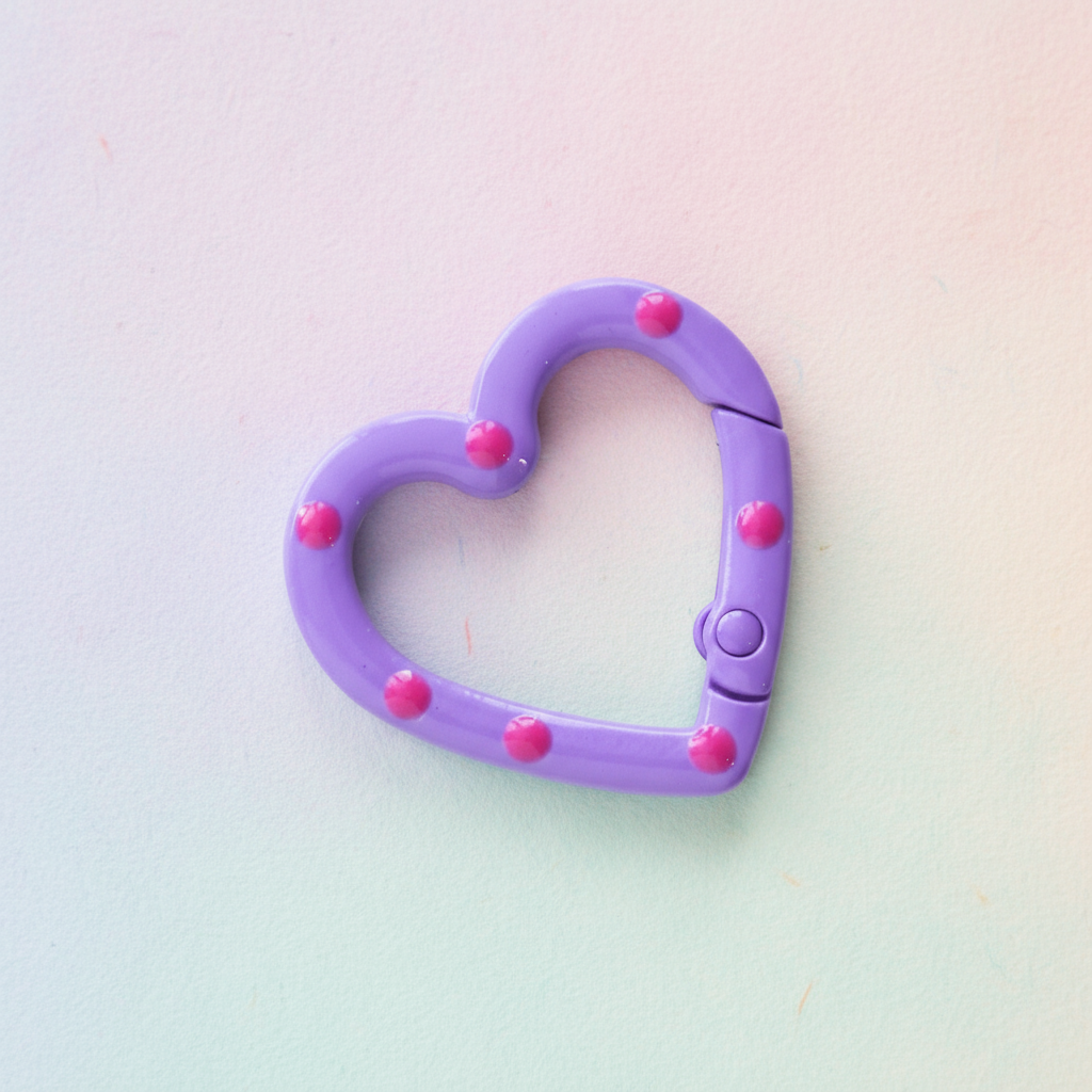 Heart Clip Keyring