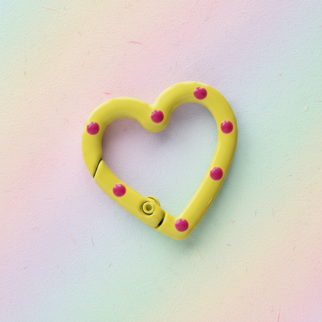 Heart Clip Keyring